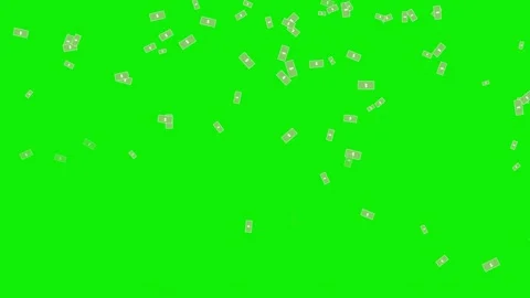 Lots Flying Isolated Green Screen Stock Video Video stock 337045514