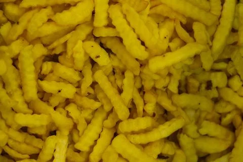 Lots of fries for a quick bite. Stock Photos