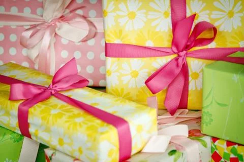 Lots of gifts Stock-Fotos