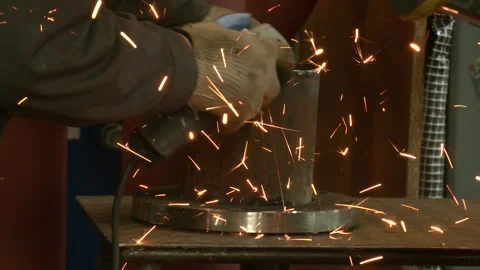 Lots of glowing sparks Stock Footage 309168071