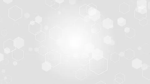 Lots of hexagon abstract backgrounds (white) Stock Illustration