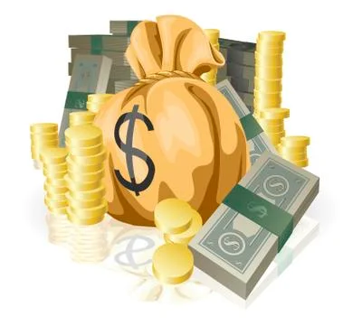 Lots of money イラスト素材