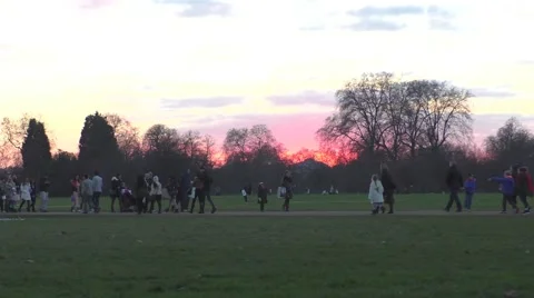 Lots of people walking on a footpath (time lapse) Stock Footage 46467597