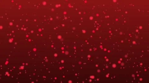 Lots of red glitter particles on dark red background Stock Illustration
