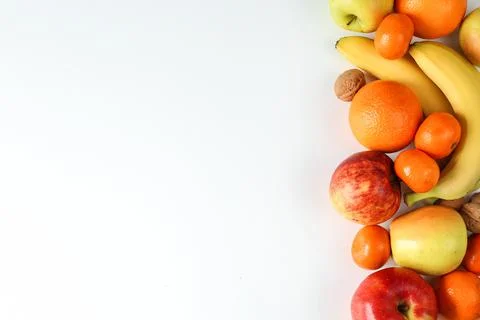 Lots of ripe fruit on the table Stock Photos