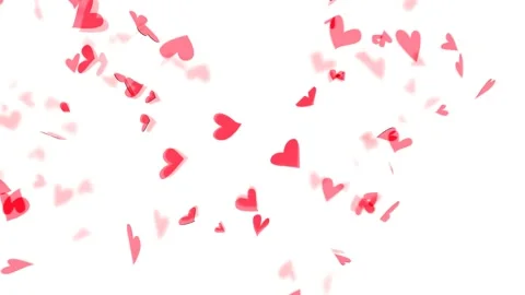 Lots of small hearts form a big heart and leave room for graphics. Stock Footage 229634186