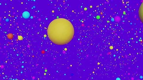 Lots of spheres falling down Video stock 231217131