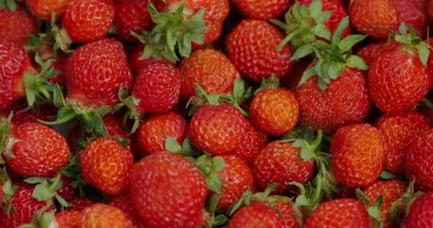 Lots strawberries Stock Footage 132369588