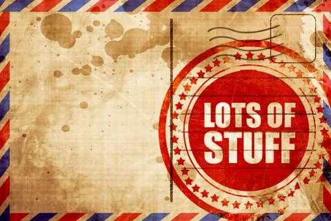 Lots of stuff Stock Illustration