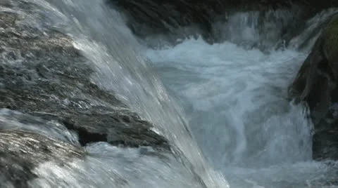 Lots of Water Falling Video stock 9096484