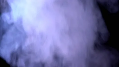 Lots of white smoke in black background 스톡 동영상 213214414