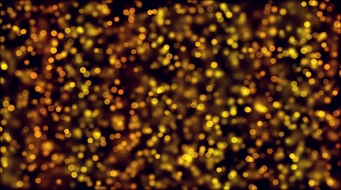Lots of yellow particles - Looping animated motion background video HD Stock Footage 67342691