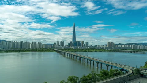 Lotte sky Stock Footage 136650032