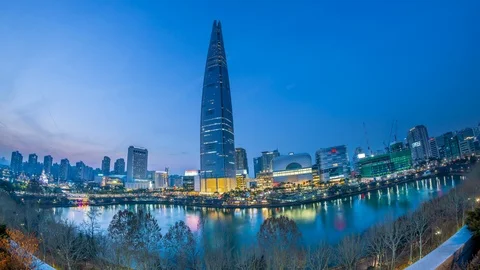 Lotte World  Stock-Footage 123762638