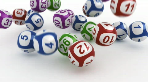 Lottery balls falling Vidéo 539764