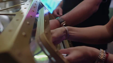 A lottery drum with bingo Stock Footage 326767763