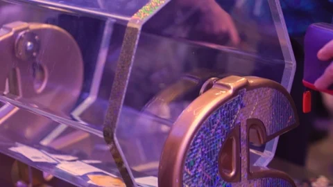 A lottery drum Video stock 107541260