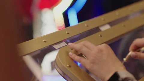 A lottery drum with numbers. The process of drawing prizes 库存影片 326767992