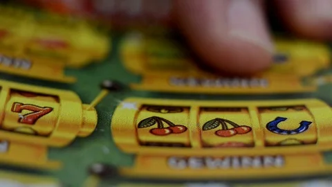 Lottery ticket Stock Footage 97874580