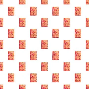 Lottery ticket game pattern for gambling and luck Stock Illustration