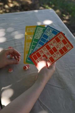 Lotto game Stock Photos