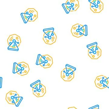 Lotto machine with balls vector seamless pattern イラスト素材