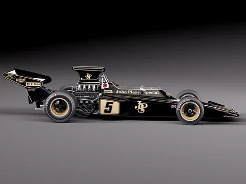 Lotus 72d 1970-1975 John Player Special Grand Prix ~ 3D Model #96470614