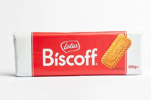 Lotus Biscoff Biscuits Stock Photos