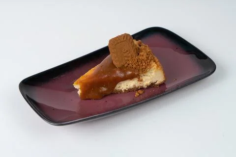Lotus Biscuit Cheesecake Foto stock