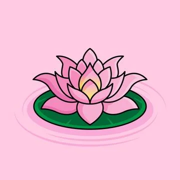 Lotus Flower Stock Illustration