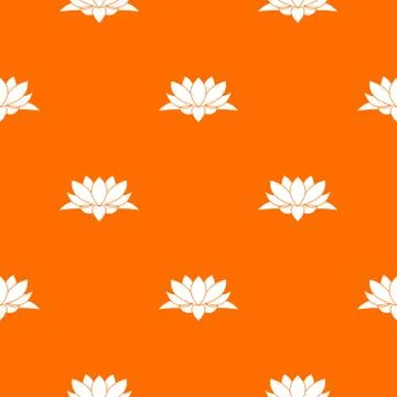 Lotus flower pattern seamless Illustrazione stock
