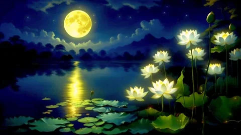 Lotus flower in spring Stock Footage 281284782