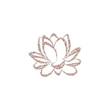 Lotus flower vector illustration Stock Illustration