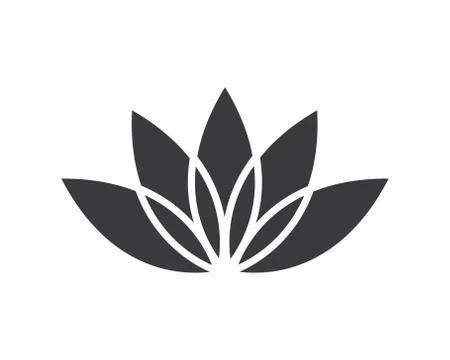 Lotus flowers vector  design logo Template Stock Illustration