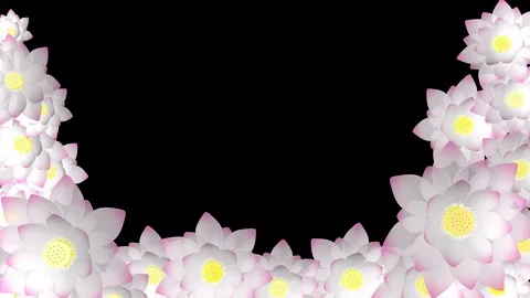 Lotus Frame Stock Footage 123293185