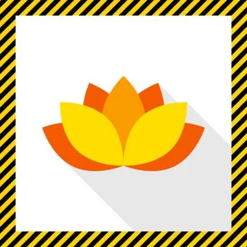 Lotus icon Stock-Illustration