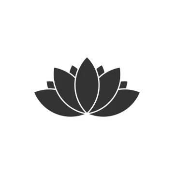 Lotus icon Stock Illustration