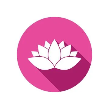 Lotus icon vector Stock Illustration