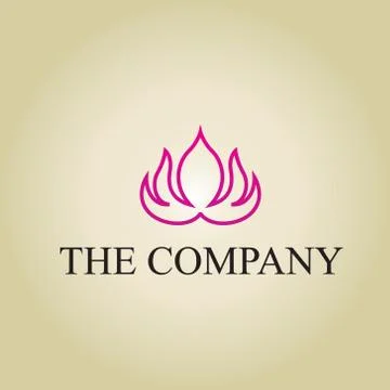 Lotus logo ideas design vector on background 스톡 일러스트