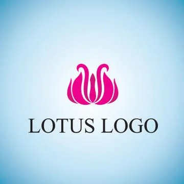 Lotus logo 스톡 일러스트