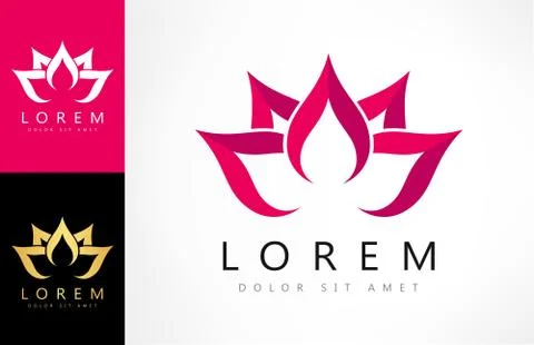 Lotus logo Stock Illustration