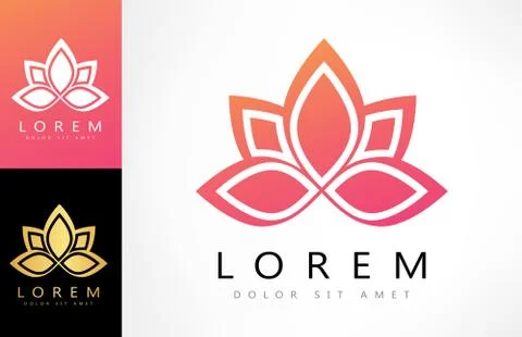 Lotus logo Stock Illustration