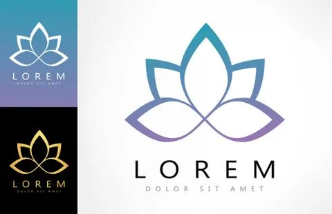 Lotus logo Stock Illustration