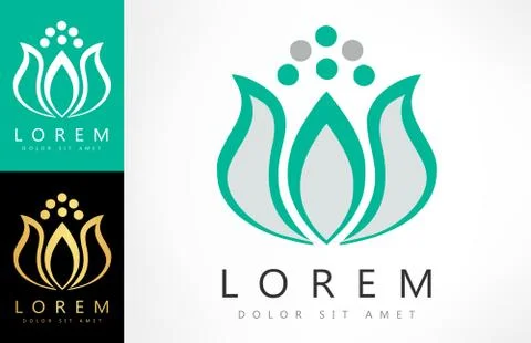 Lotus logo Stock Illustration
