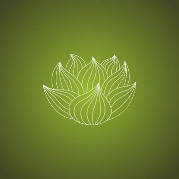 Lotus logo vector Stock Illustration