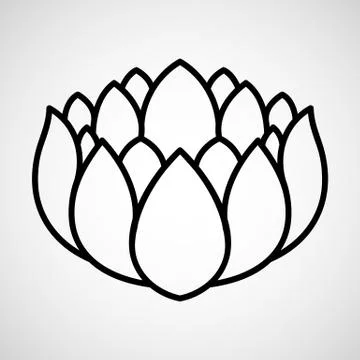 Lotus logo vector Stock Illustration
