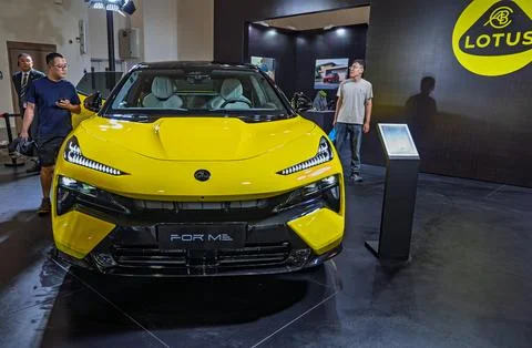 LOTUS Makes its Debut at the 23rd Changchun Auto Expo Fotos de archivo