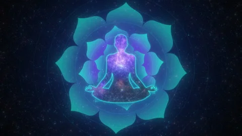 Lotus Meditation Video stock 236353632