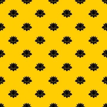 Lotus pattern Stock Illustration