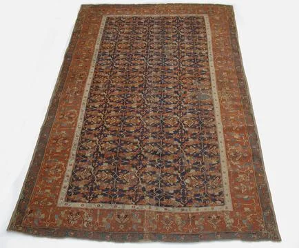 Lotus-Patterned Ushak Carpet probably first half 16th century. Lotus-Patter.. Stock Photos